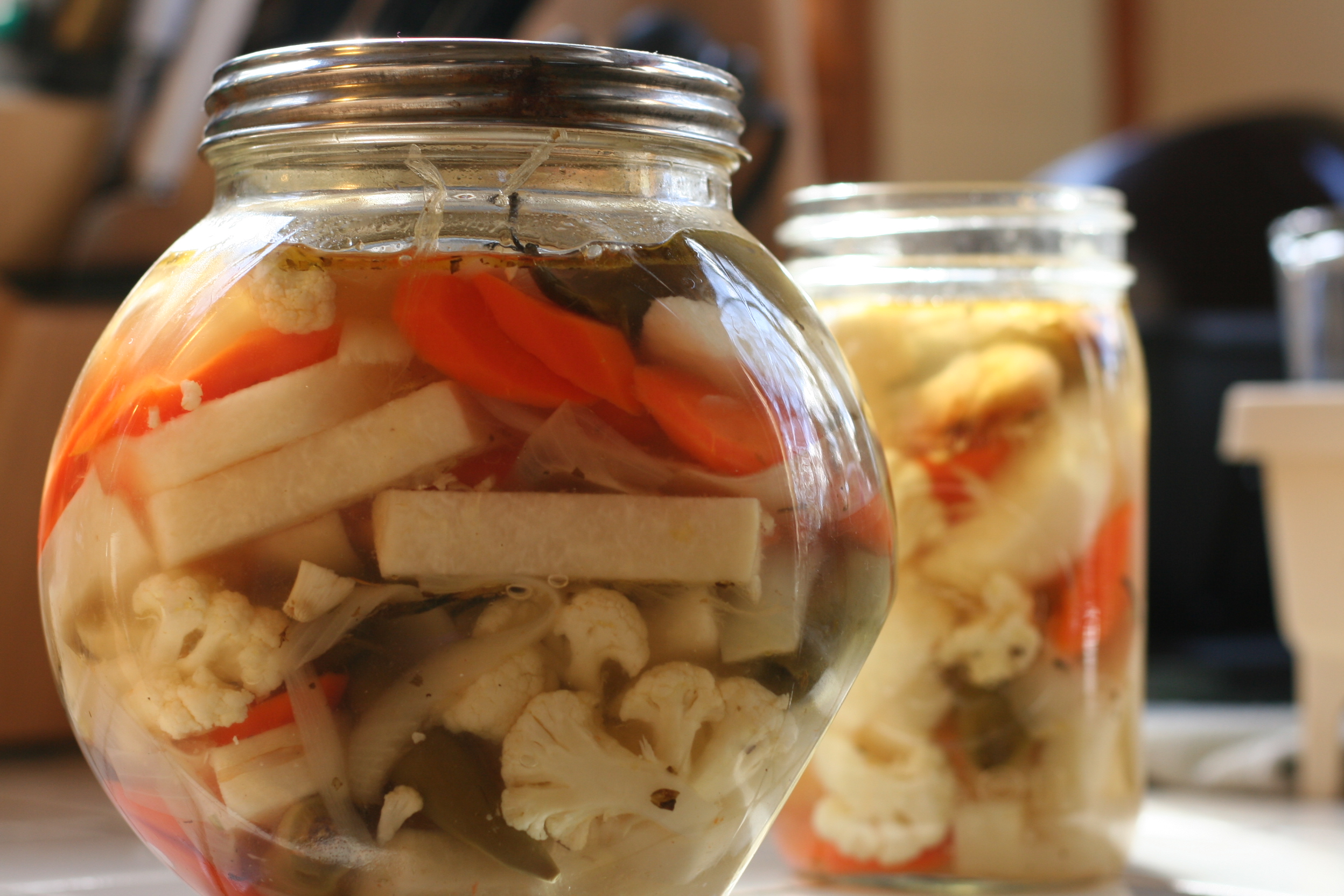 Preserving vegetables is low time preference.
